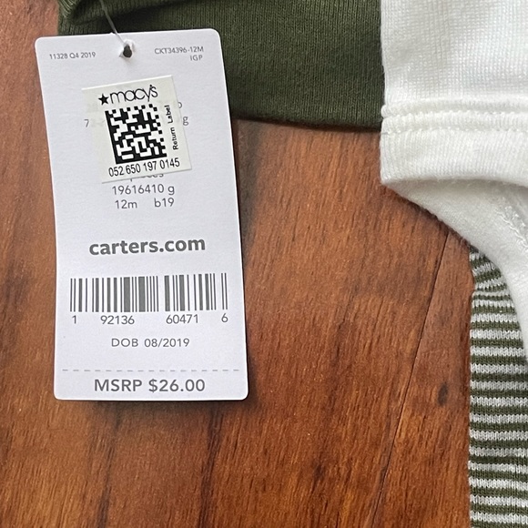 Carter’s 12 months Baby boy 3 pieces set - Picture 5 of 8